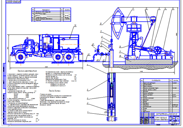 Передвижная насосная станция чертеж
