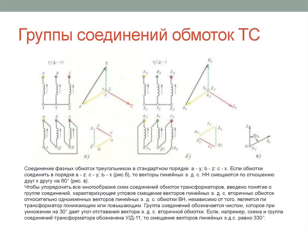 Схема звезда треугольник 11