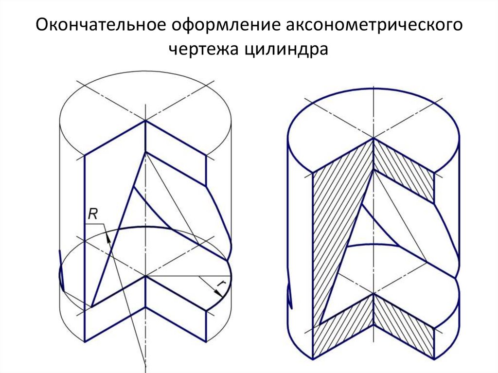 В какой аксонометрической проекции выполнено изображение модели