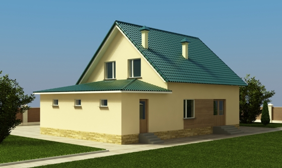 Крыши домов разновидности двухскатные с пристроем фото