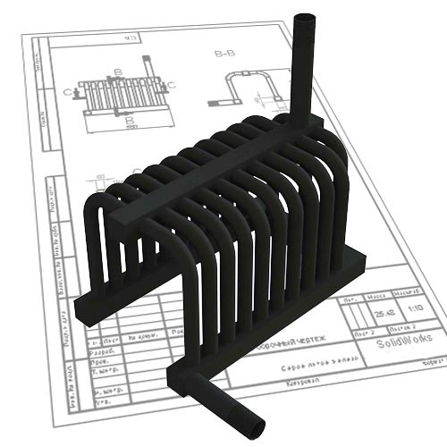 Теплообменник для печи своими руками чертежи