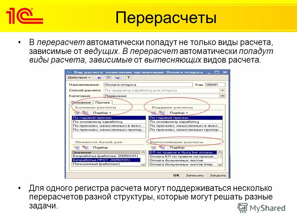 Зависимость от базы как зависимость по периоду действия в плане видов расчета устанавливается если