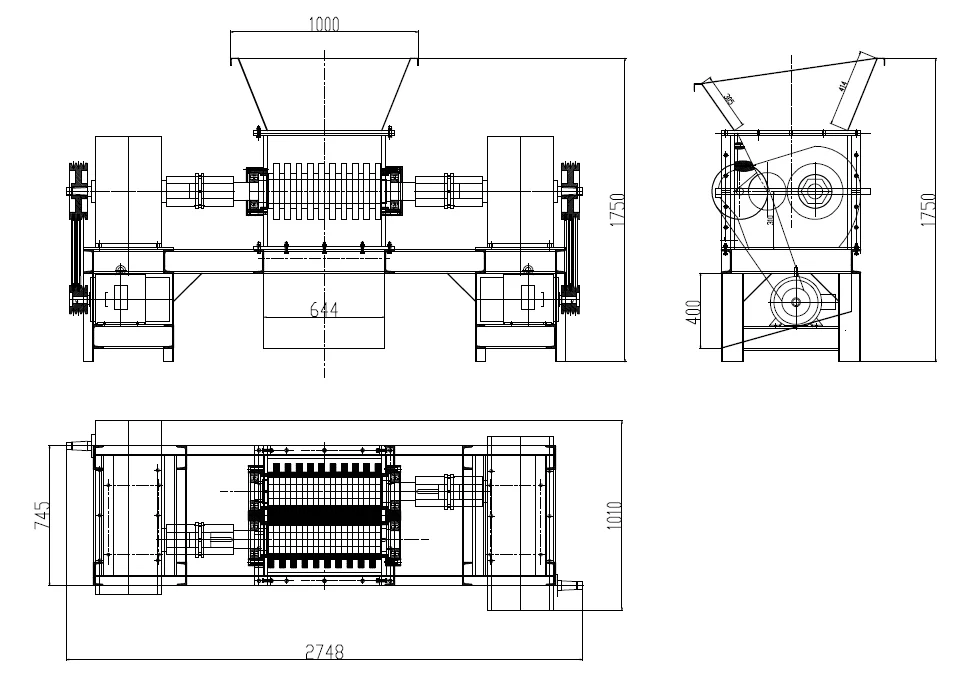 Шредеры чертеж. Шредер двухвальный чертеж. Одновальный шредер 1200. Дробилка SWP-800 схема. Шредер дробилка 55kw.