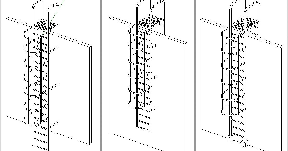 Вертикальная лестница от стены. Вертикальная пожарная лестница ЛП 1-2 высота. Пожарная лестница Borge п1-1. Ограждение стремянки ОСГ-24 чертеж. Пожарная лестница Revit.