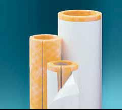 High-density fiberglass pipe insulation