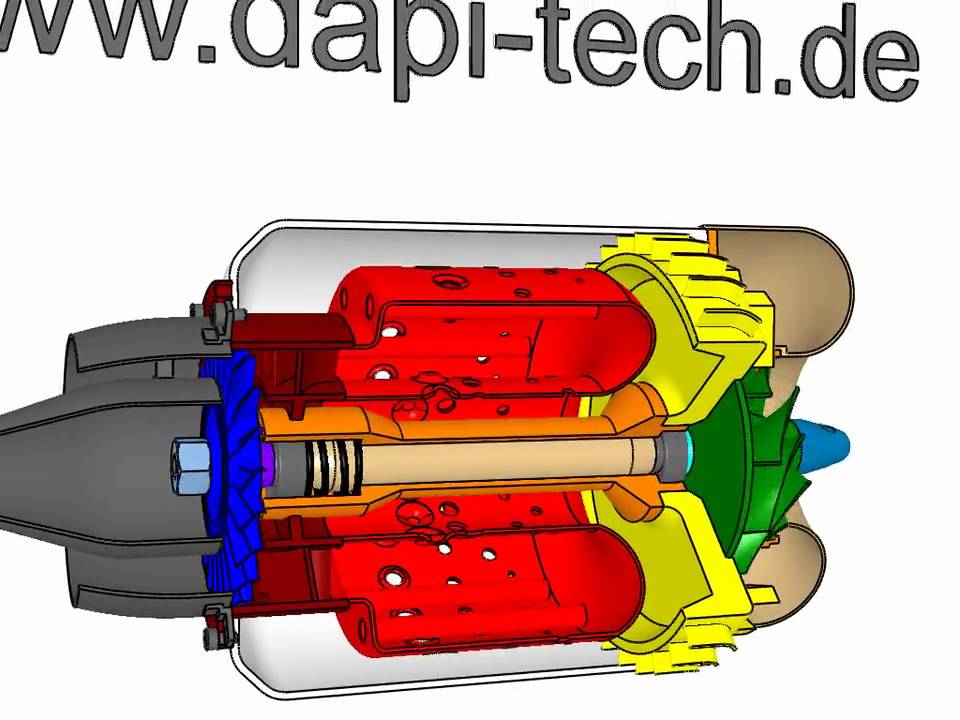 Чертежи турбореактивного двигателя kj 66