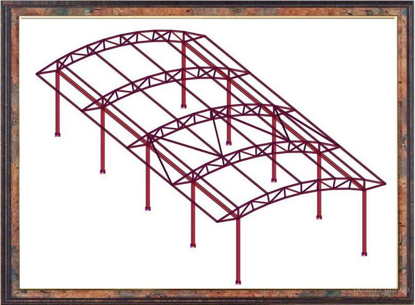 Окпд навесы. Ферма дуга для Ангара 12м. Ферма для навеса из профильной трубы 40х20 односкатной. Ферма каркаса арочного Ангара 15х7.5. Навес металлокаркас.
