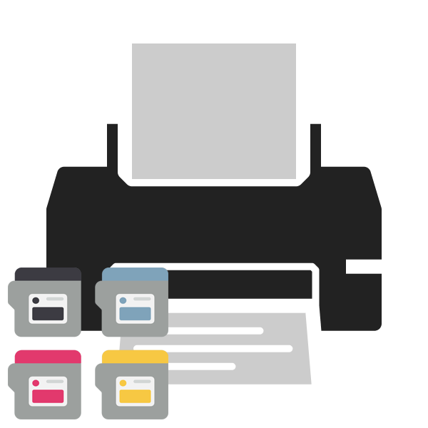 Как заменить картридж принтера