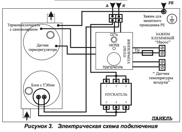 Пу01м v5 схема электрическая для электрокотлов