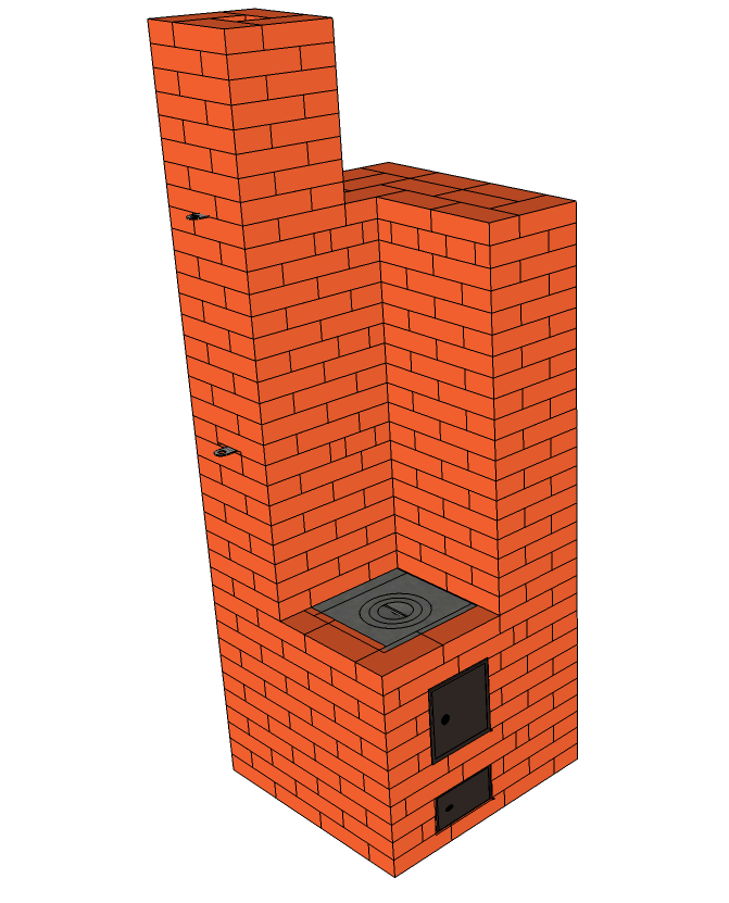 Проект кирпичной печи для дома
