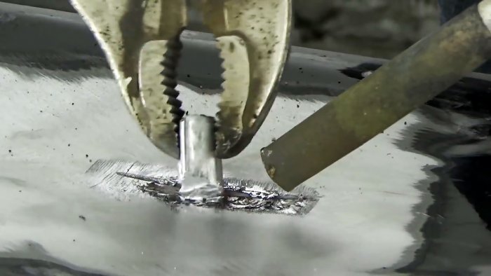 Как запаять алюминий обычным оловом