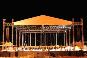 Saddle Roof Truss Stage