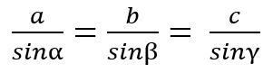 law of sines