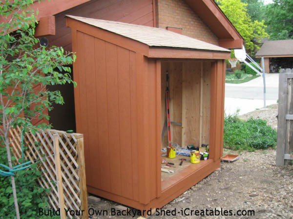 painting storage shed