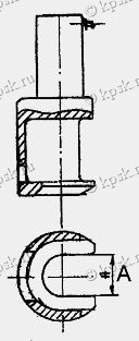 Схема съемника продольных, поперечных тяг рулевой сошки предназначен для выпрессовки пальца продольной, поперечной тяги, рулевой сошки